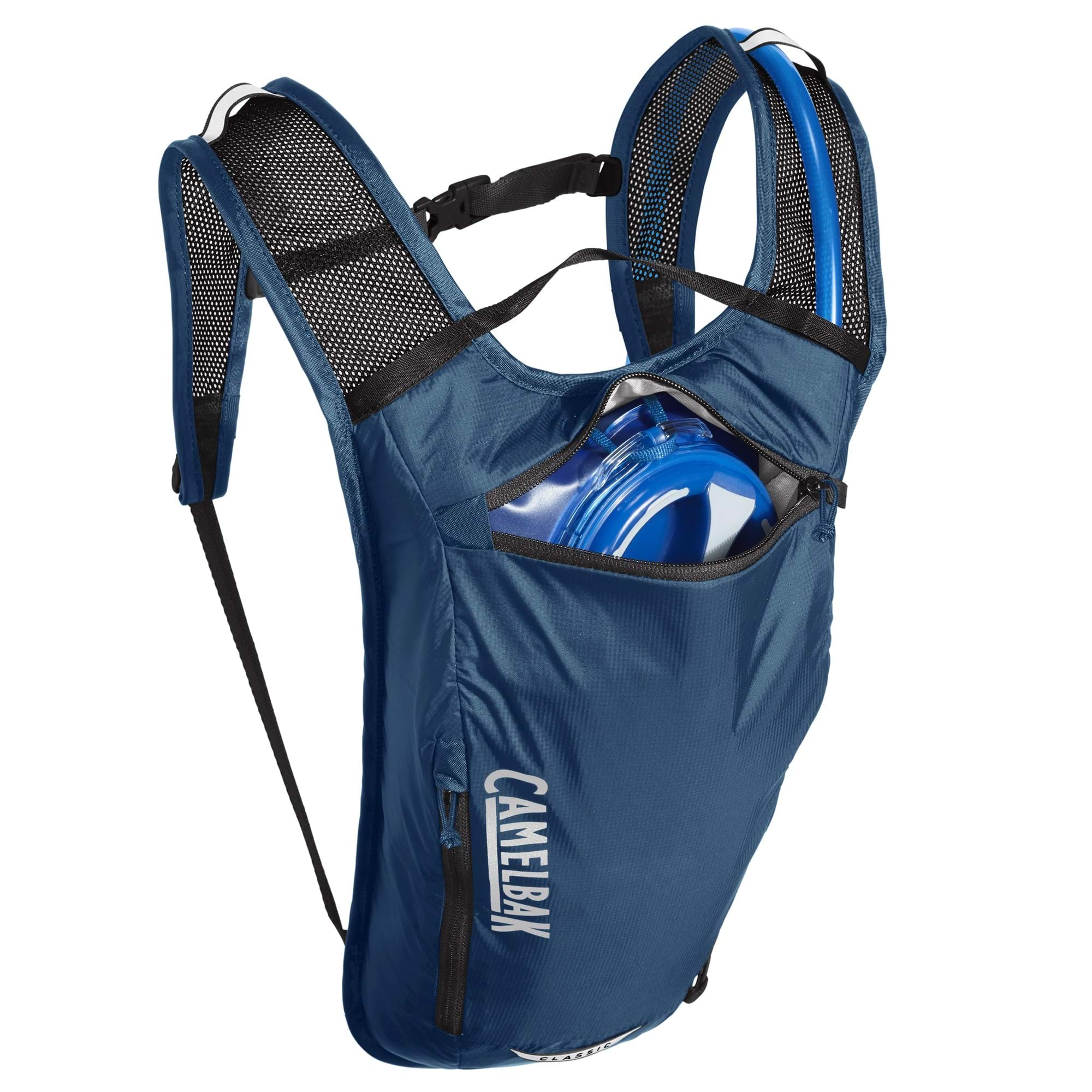 CAMELBAK CLASSIC LIGHT HYDRATION PACK 4L WITH 2L RESERVOIR 2021: NAVY BLUE / BLACK CBCLASSLT70