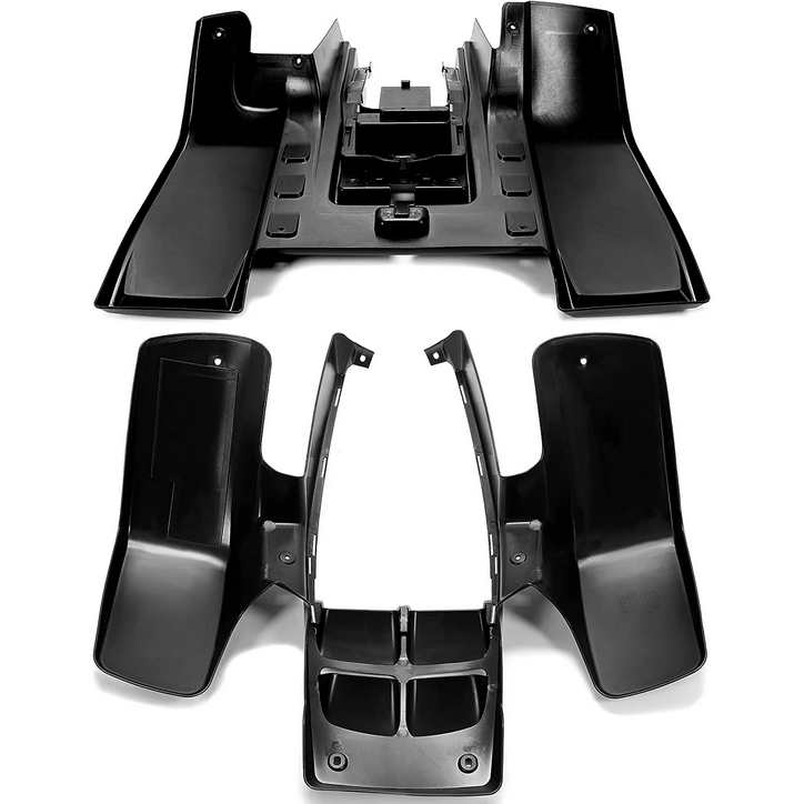 PLASTIC BODY SET BLACK YAMAHA BANSHEE YFZ 350 1987-2006 2GU-W2151-71-00 2GU-W2151-70-00