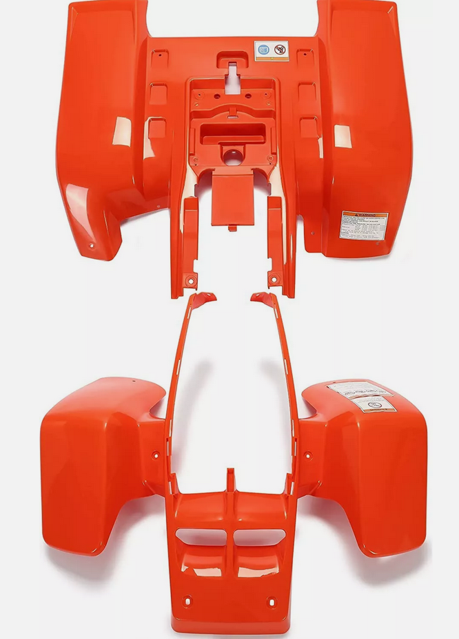 PLASTIC BODY SET ORANGE YAMAHA BANSHEE YFZ 350 1987-2006 2GU-W215C-G0-00