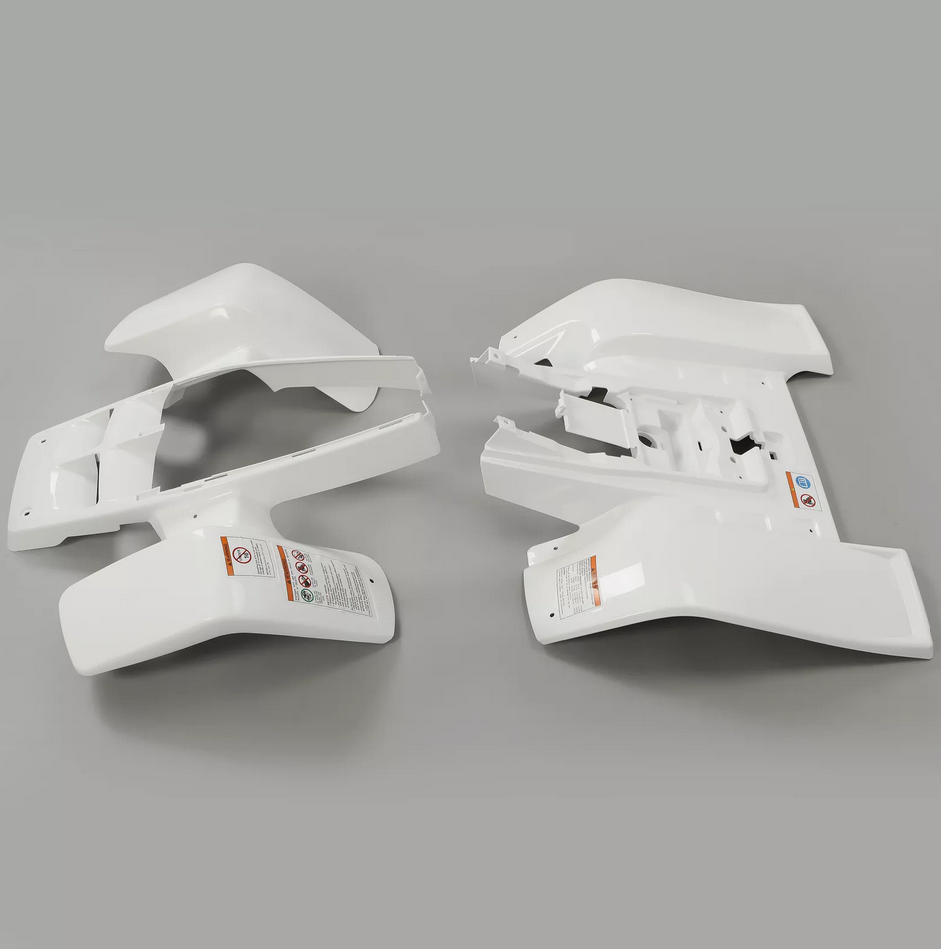 PLASTIC BODY SET WHITE YAMAHA BANSHEE YFZ 350 1987-2006 2GU-W2151-B1-00 2GU-W2161-B1-00
