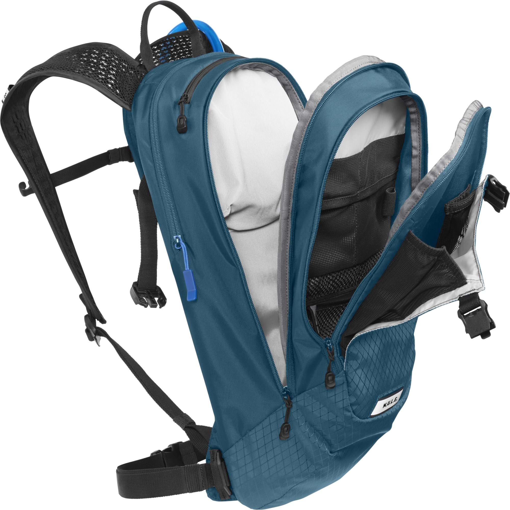 CAMELBAK M.U.L.E. HYDRATION PACK 12L WITH 3L RESERVOIR 2022: MOROCCAN BLUE/BLACK CBMULE