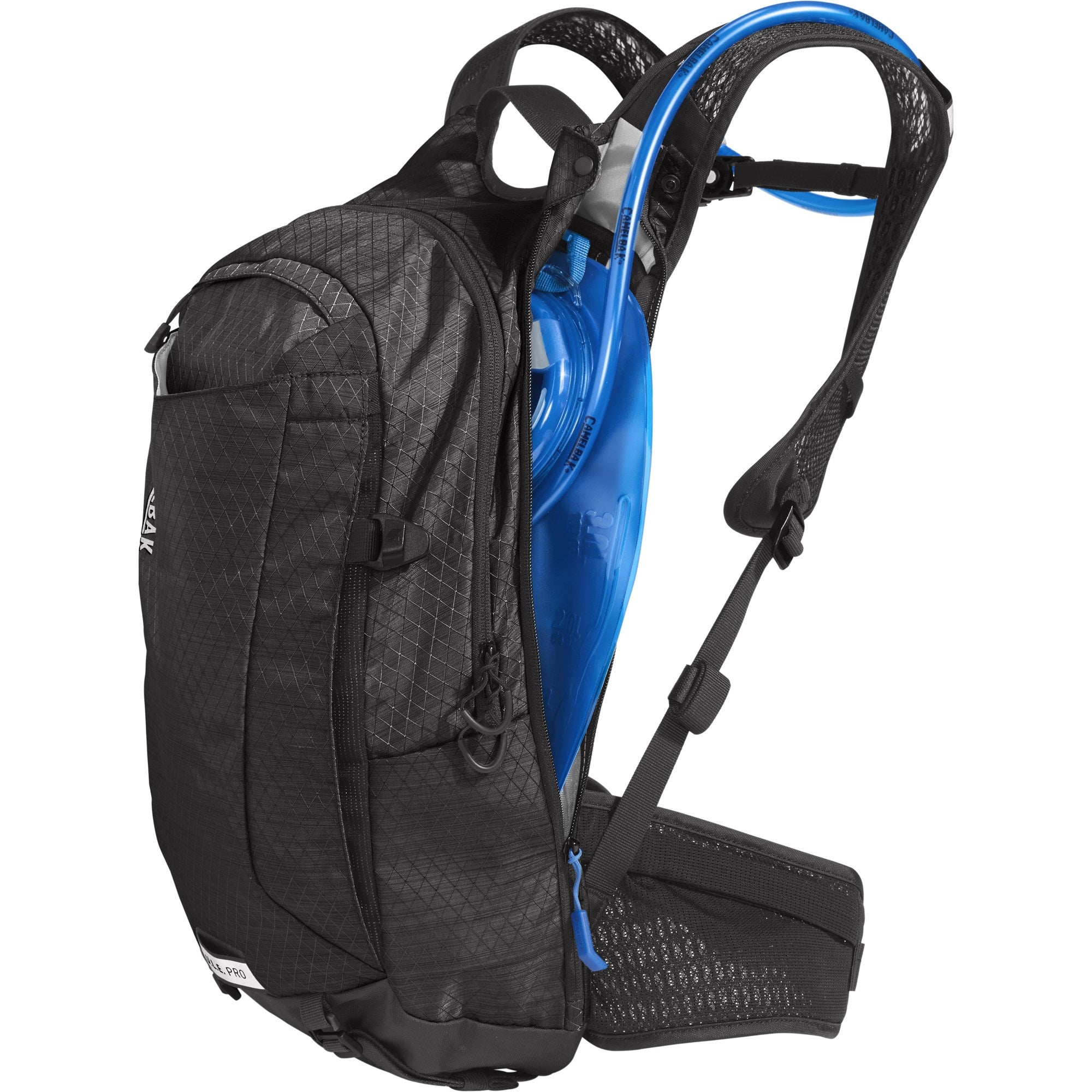 CAMELBAK WOMEN'S M.U.L.E. PRO HYDRATION PACK 14L WITH 3L RESERVOIR 2021: BLACK/WHITE CBWMULPRO