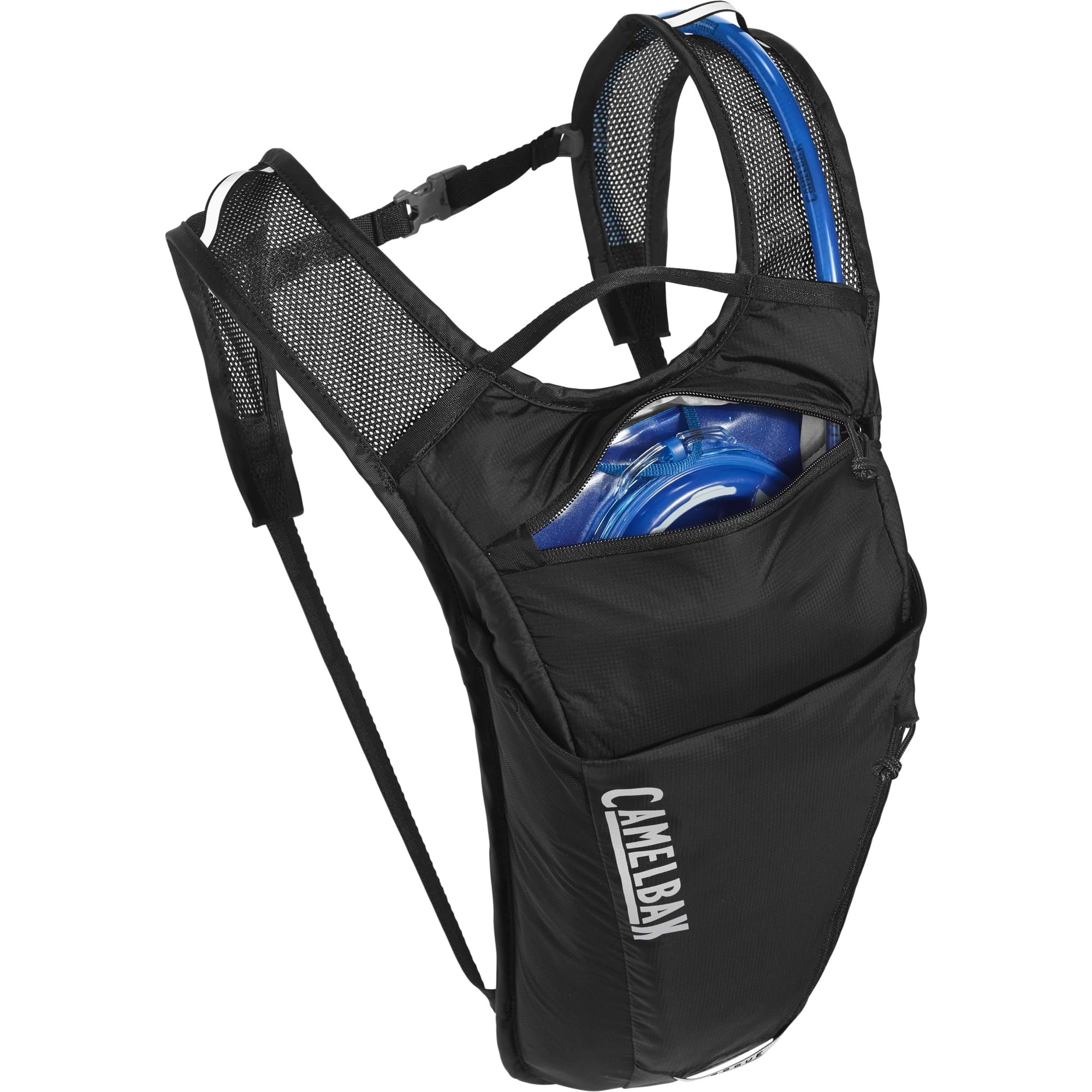 CAMELBAK ROGUE LIGHT HYDRATION PACK 7L WITH 2L RESERVOIR 2021: BLACK/SILVER 7L CBROGLT70
