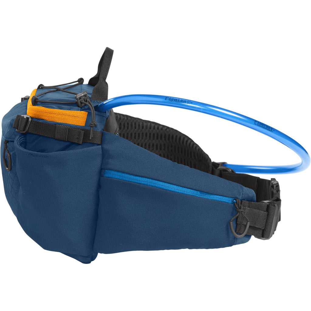 CAMELBAK M.U.L.E. 5 WAIST PACK 2023: GIBRALTAR NAVY/ORANGE 5L CBMULEWP