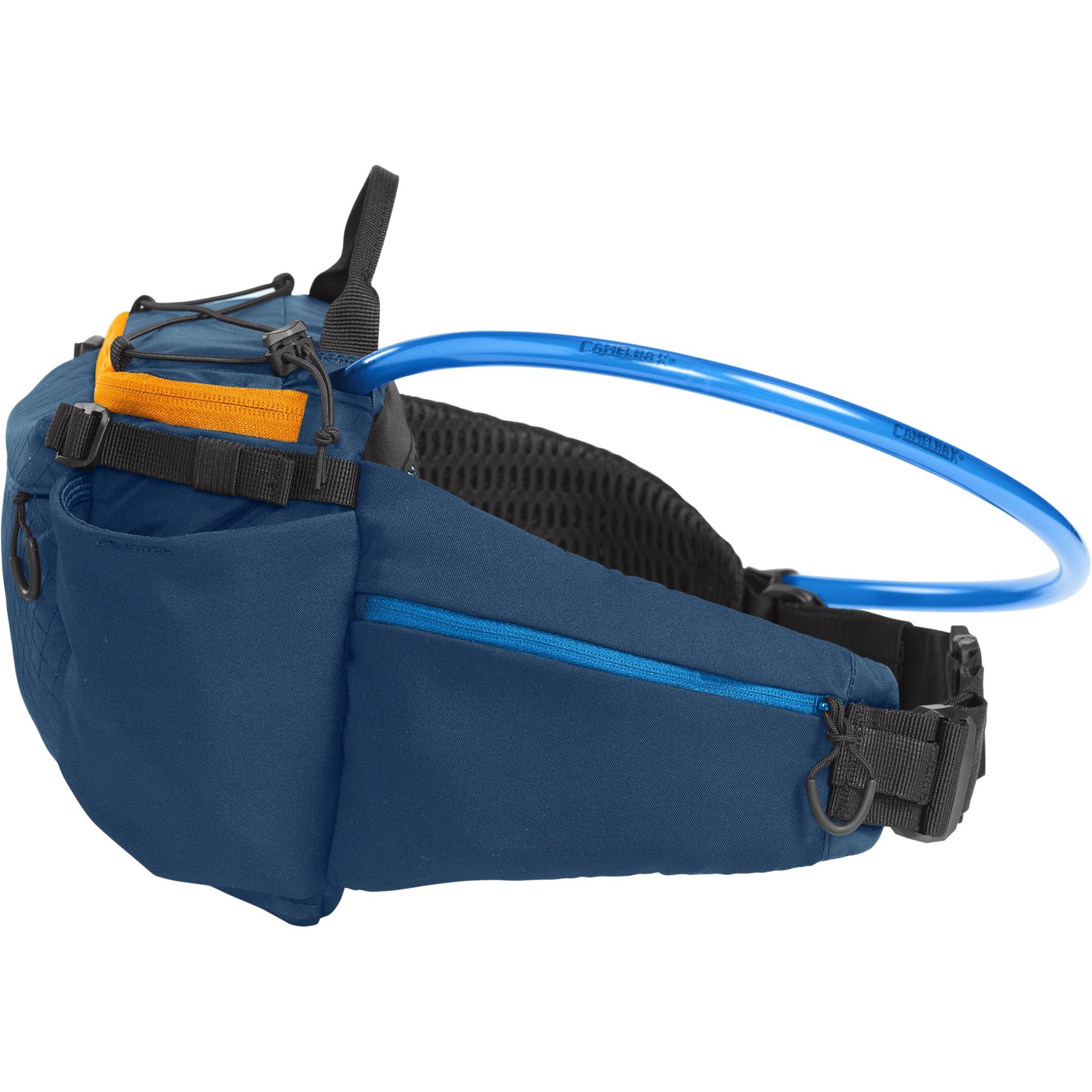 CAMELBAK M.U.L.E. 5 WAIST PACK 2023: GIBRALTAR NAVY/ORANGE 5L CBMULEWP