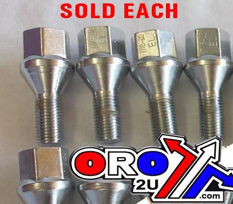 LUG BOLT 7/16 CHROME, LUG3K Kubota RTV900 RTV 900