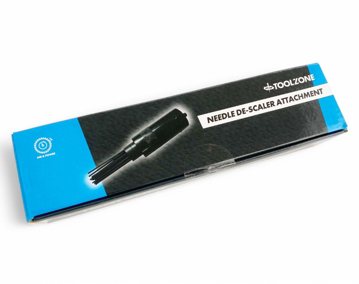 AIR NEEDLE DESCALER ATTACHMENT FOR AIR HAMMER CHISEL - TOOLZONE KDPAT012