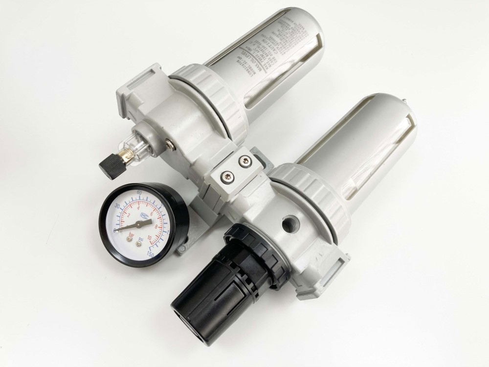 FILTER REGULATOR LUBRICATOR UNIT 1/4 AIR INLET MAX PRESSURE 140psi - TOOLZONE KDPAT059