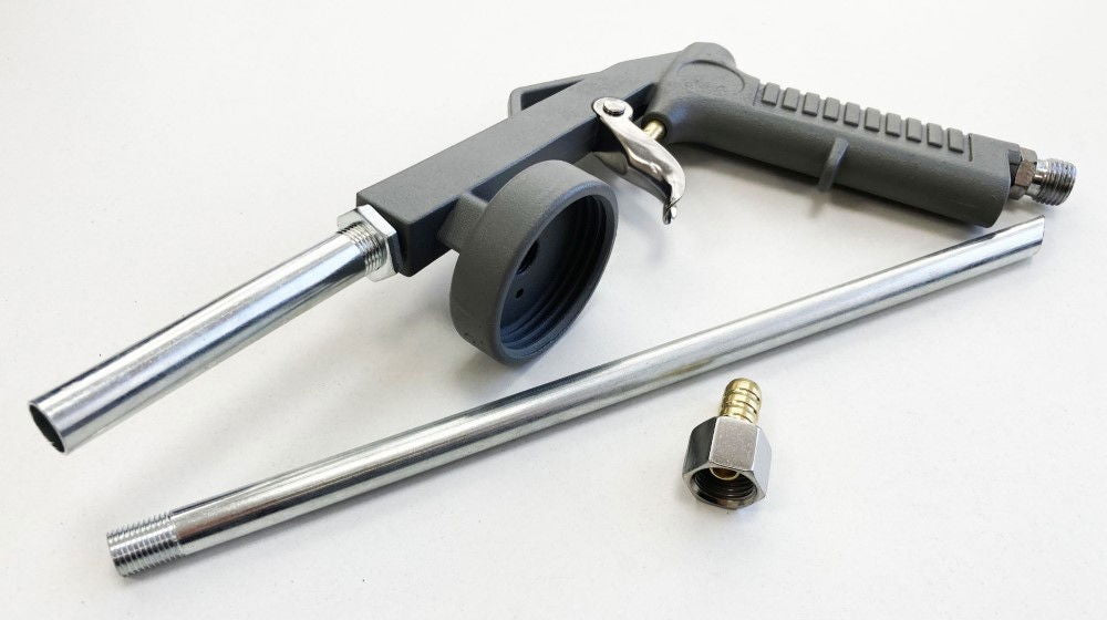 AIR BODY UNDERCOATING GUN CANISTER CAP THREAD m42 TUBE LENGTH 250mm AIR INLET 1/4 bsp - TOOLZONE KDPAT083