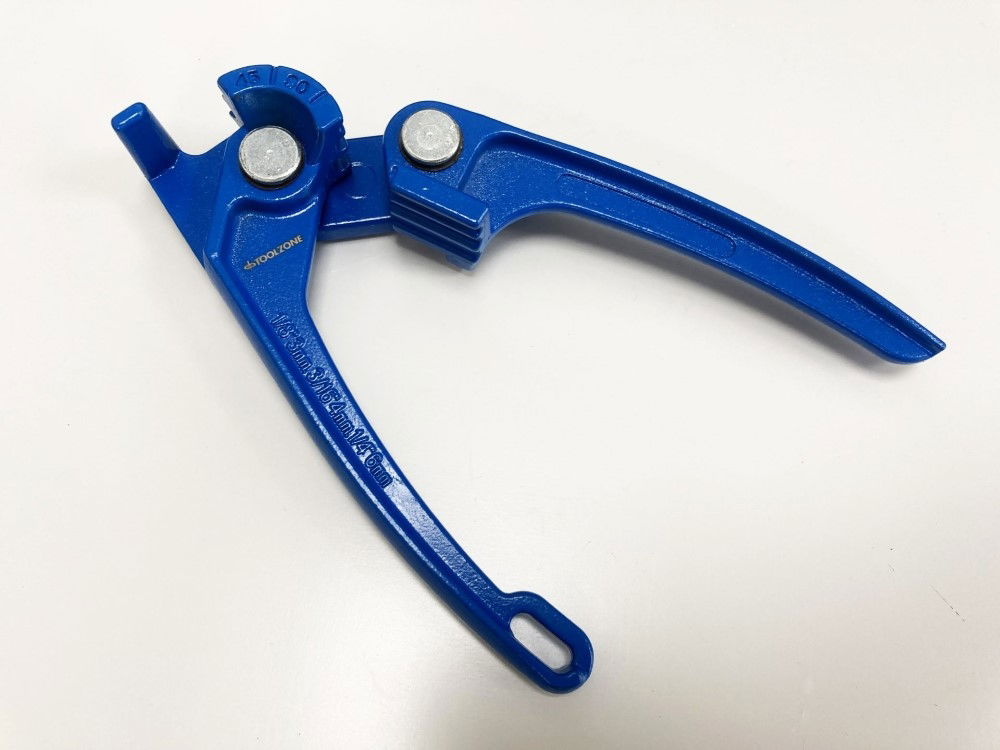 BRAKE PIPE BENDER 3 IN 1 3mm 4.75mm 6mm ALUMINIUM ALLOY - TOOLZONE KDPAU031