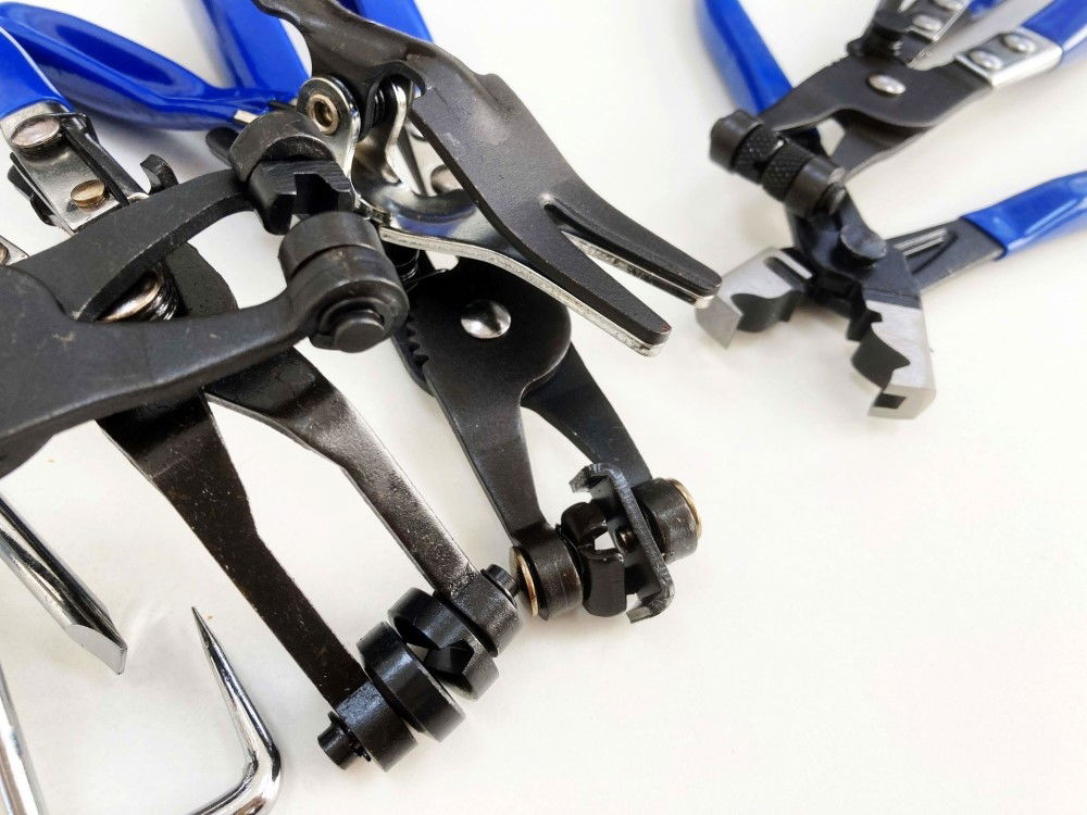 HOSE CLAMP PLIER SET 9pc WITH REMOVER AND SWIVEL JAW TOOLS - TOOLZONE KDPAU043