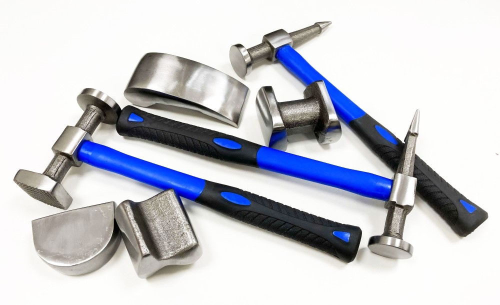 BODY REPAIR KIT 7pc FIBRE GLASS HANDLES - TOOLZONE KDPAU232