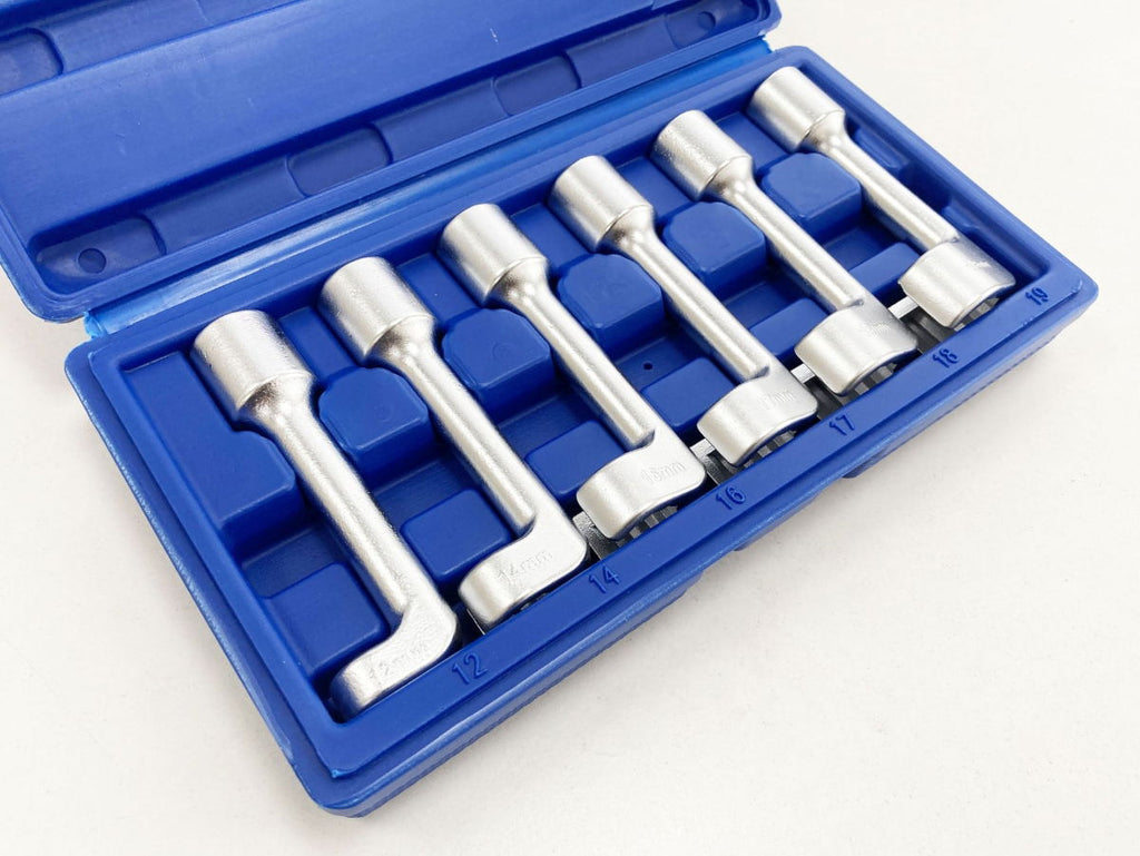 DIESEL INJECTOR LINE SOCKET SET 6pc 1/2 DRIVE 12-19mm - TOOLZONE KDPAU338