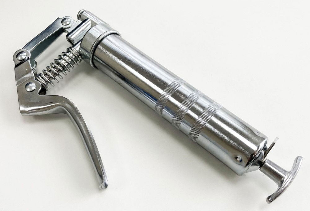 MINI GREASE GUN KIT 5pc PISTOL TYPE WITH FIXED AND FLEXIBLE NOZZLE - TOOLZONE KDPAU370
