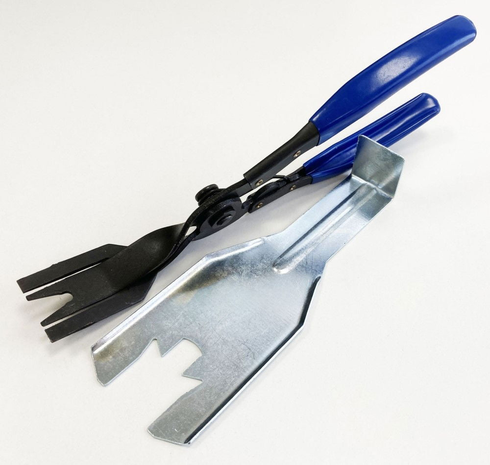 AUTO UPHOLSTERY TOOL SET 6pc WITH REMOVERS AND TRIM CLIP PLIER - TOOLZONE KDPAU380
