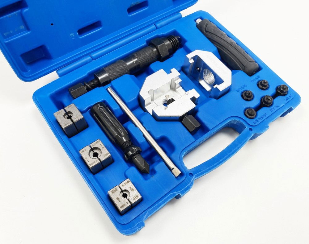 BRAKE PIPE FLARING TOOL TURRET TYPE FOR 3/16 4.75mm 5mm 6mm - TOOLZONE KDPAU382