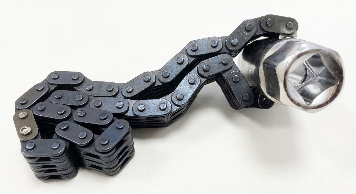 DOUBLE CHAIN FILTER WRENCH 1/2 DRIVE - TOOLZONE KDPAU394