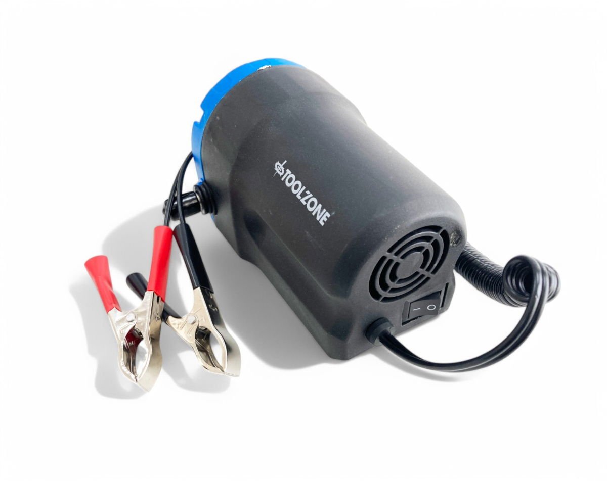 OIL EXTRACTOR PUMP 12 volt WITH ACCESSORIES - TOOLZONE KDPAU398