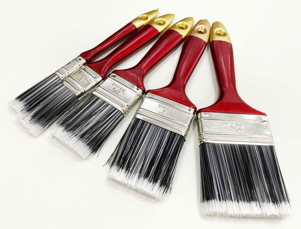 PAINT BRUSH SET 10PC NYLON BRISTLE ASSORTED SIZES - TOOLZONE KDPDC143