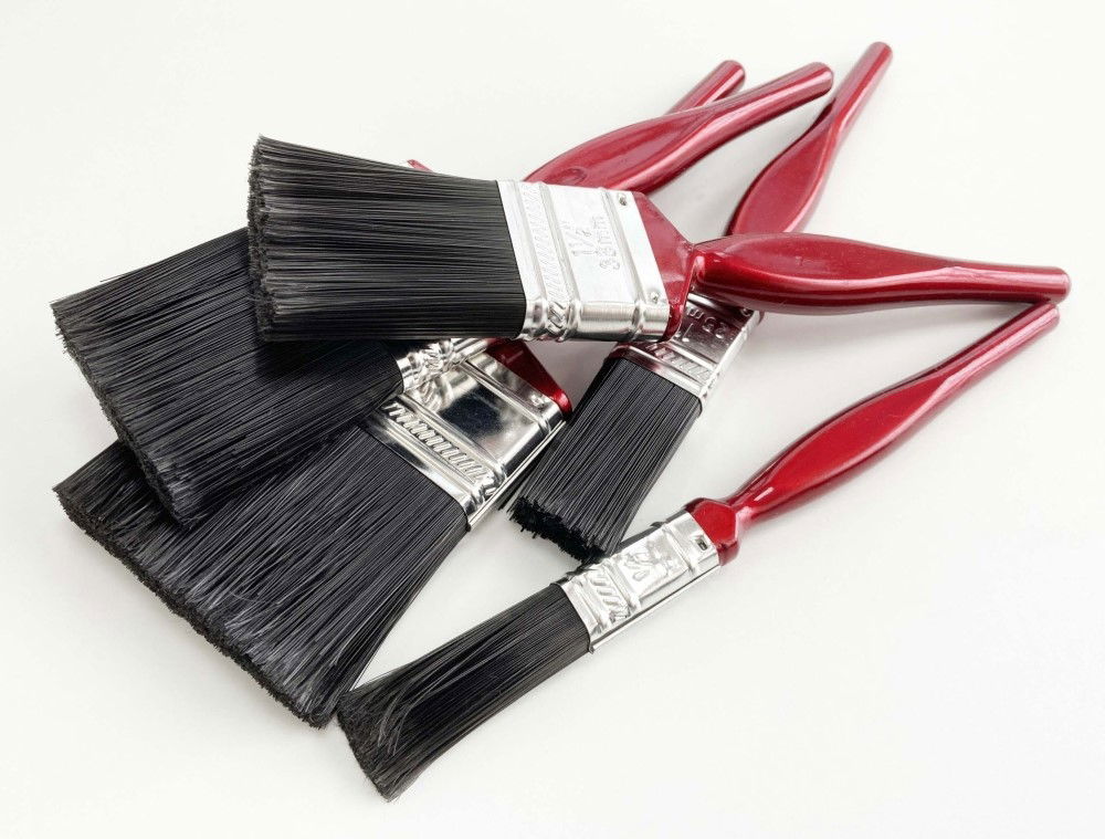 PAINT BRUSH SET 5PC RED HANDLE ASSORTED SIZES - TOOLZONE KDPDC187