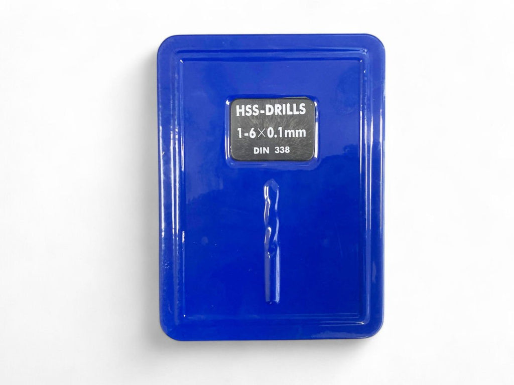 DRILL BIT SET HSS 51PC 1-6mm IN 0.1mm INCREMENTS - TOOLZONE KDPDR041