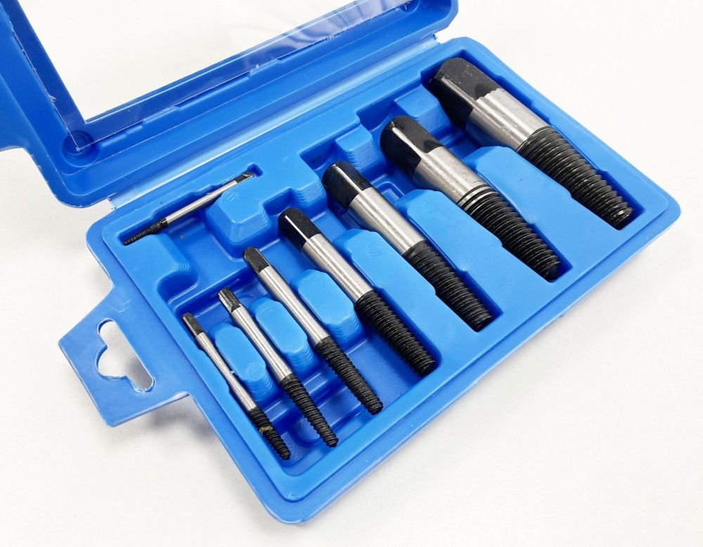 STUD AND SCREW EXTRACTOR SET HSS 8PC 3-26mm - TOOLZONE KDPDR064