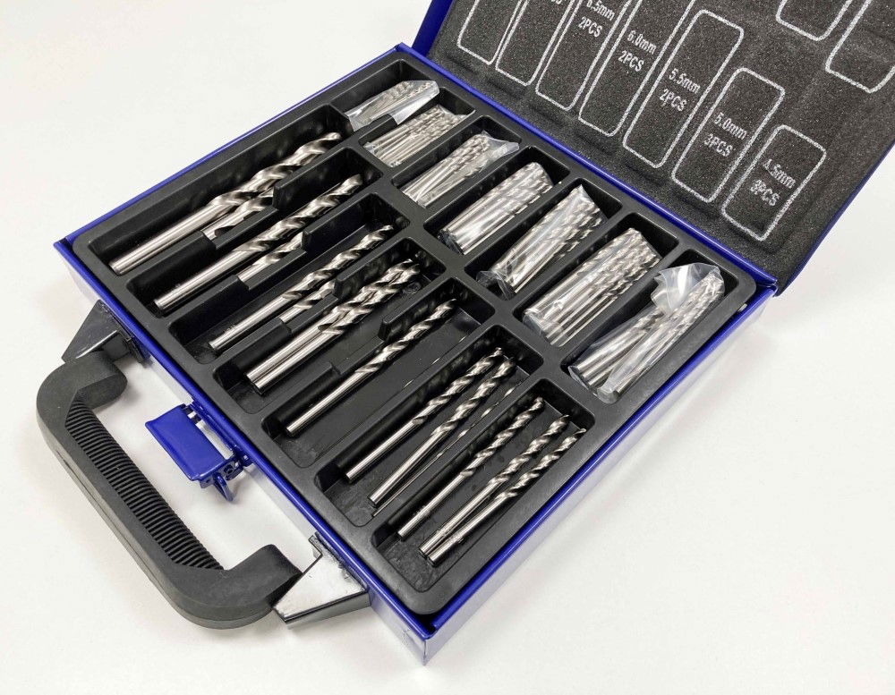 COBALT DRILL BIT SET 99PC 1.5-10mm M35 HSS - TOOLZONE KDPDR397