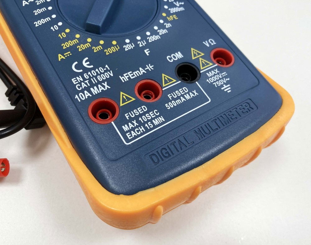 DIGITAL MULTIMETER LARGE LCD DISPLAY ROHS COMPLIANT - TOOLZONE KDPEL060