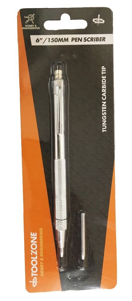 PEN SCRIBER TUNGSTEN CARBIDE TIP WITH SPARE TIP 150mm LENGTH - TOOLZONE KDPHB266