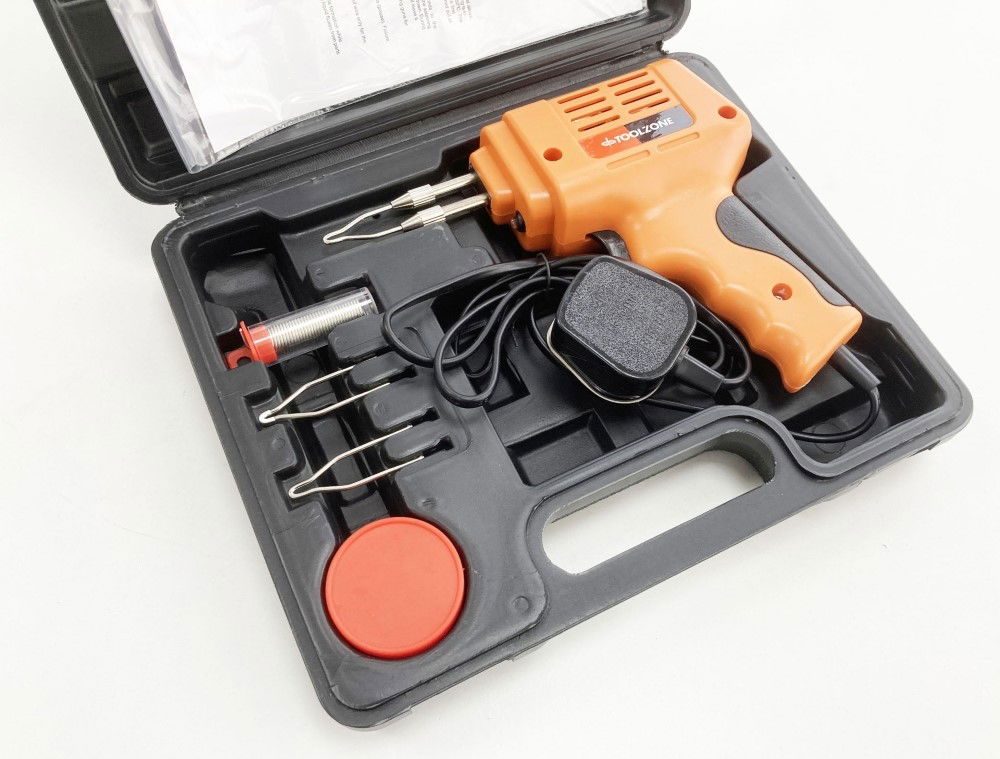 SOLDER GUN 175 watt WITH LED LIGHT KIT - TOOLZONE KDPHB328