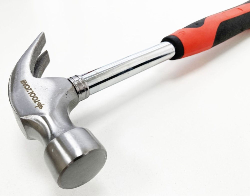 CLAW HAMMER 16oz TUBULAR HANDLE - TOOLZONE KDPHM042