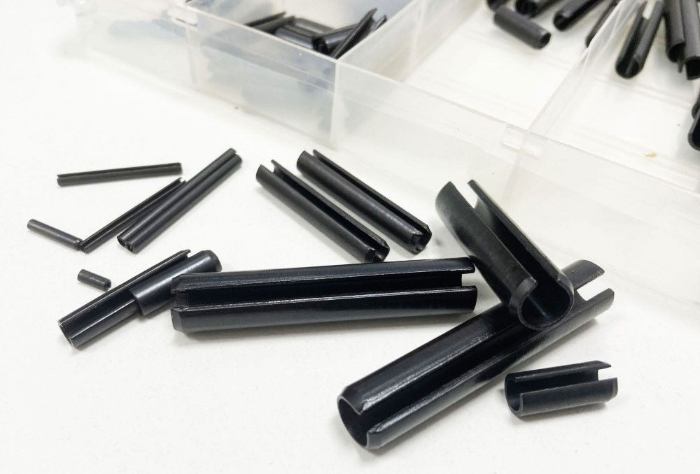 ROLL PIN ASSORTMENT 120pc IN STORAGE BOX - TOOLZONE KDPHW157