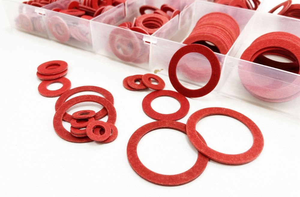 FIBRE WASHER ASSORTMENT 600pc IN STORAGE BOX - TOOLZONE KDPHW190