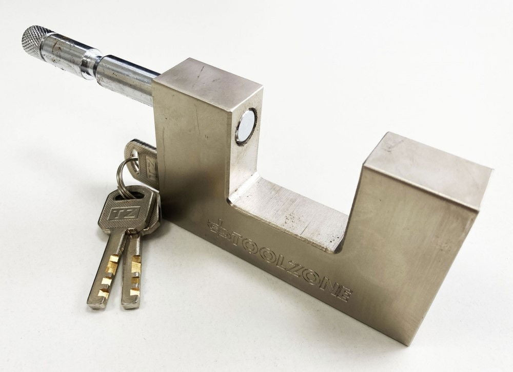 PADLOCK SHUTTER 100mm HEIGHT 60mm WITH 3 KEYS - TOOLZONE KDPLK011