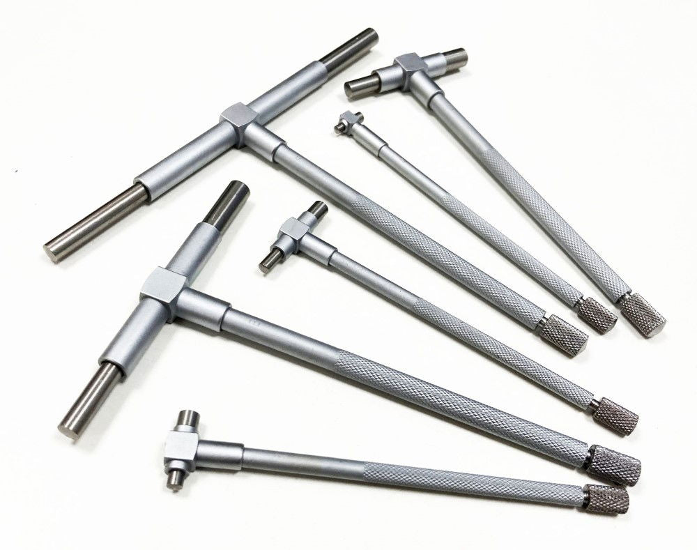 TELESCOPING GAUGE SET 6PC STAINLESS STEEL 5/16-6 - TOOLZONE KDPMS059