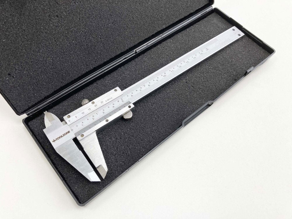 PRECISION VERNIER CALIPER 150mm IN CASE - TOOLZONE KDPMS088