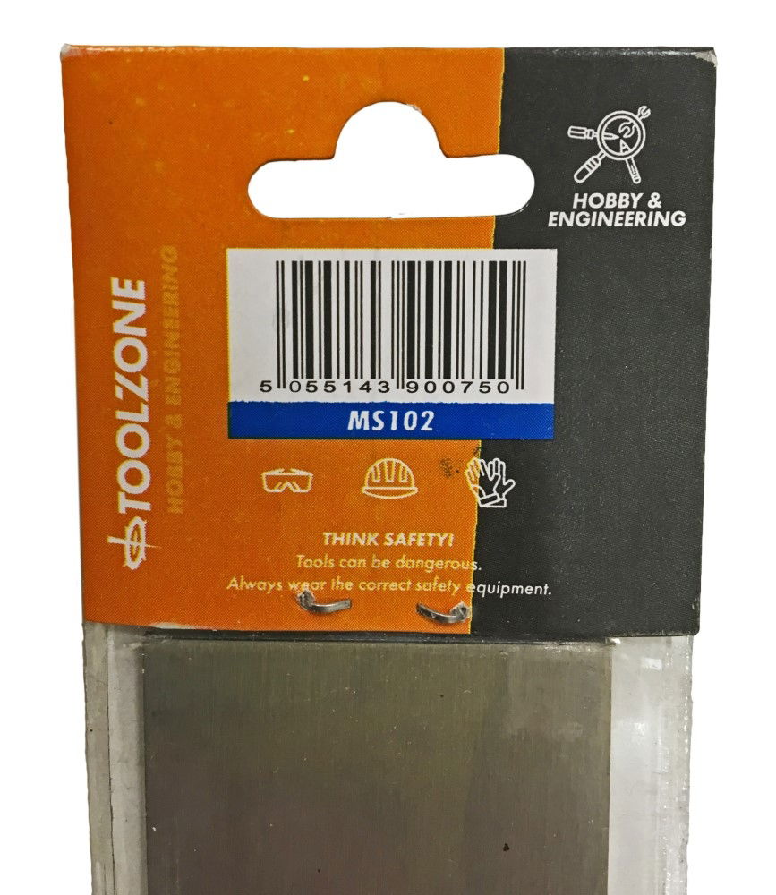 STAINLESS STEEL RULER 1m 1.5mm THICKNESS METRIC AND IMPERIAL - TOOLZONE KDPMS102