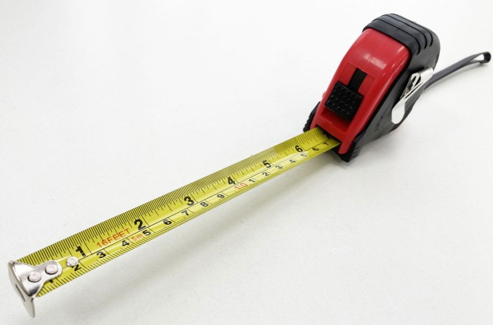 TAPE MEASURE 5m x 19mm RUBBER COATED METRIC AND IMPERIAL - TOOLZONE KDPMS123