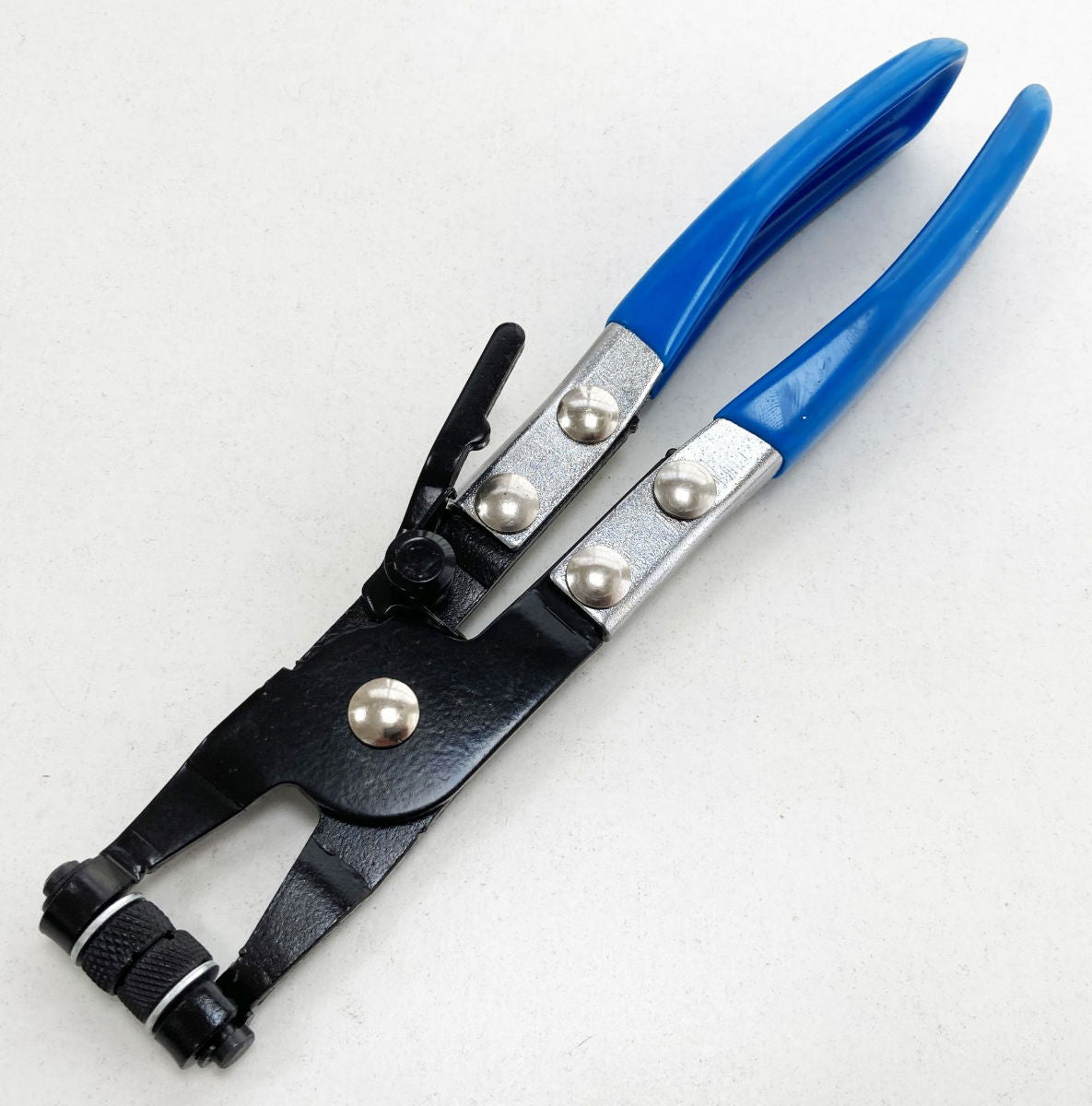 SWIVEL JAW HOSE CLIP CLAMP PLIER RATCHET OPERATION LOCK FACILITY - TOOLZONE KDPPL127