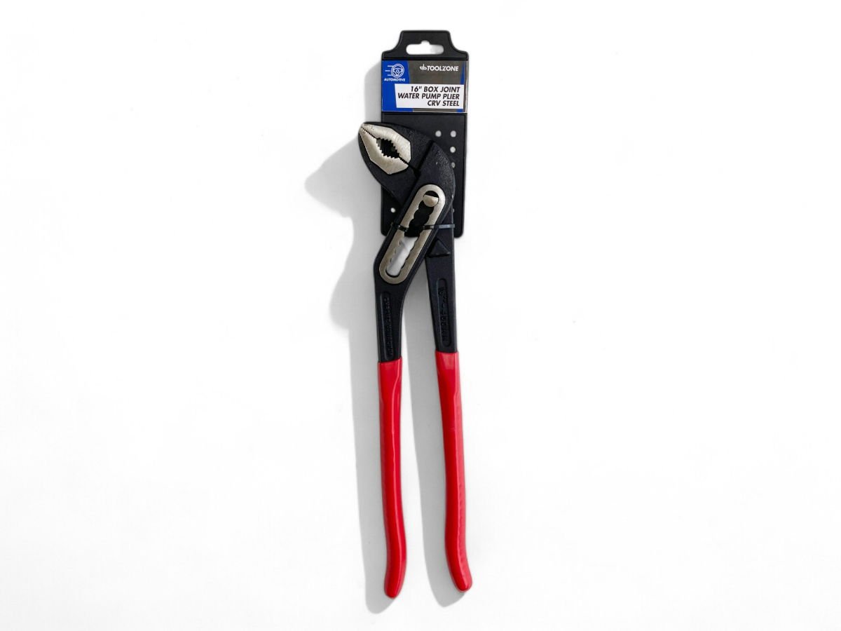 WATER PUMP PLIER BOX JOINT 16 CRV BLACK FINISH - TOOLZONE KDPPL143