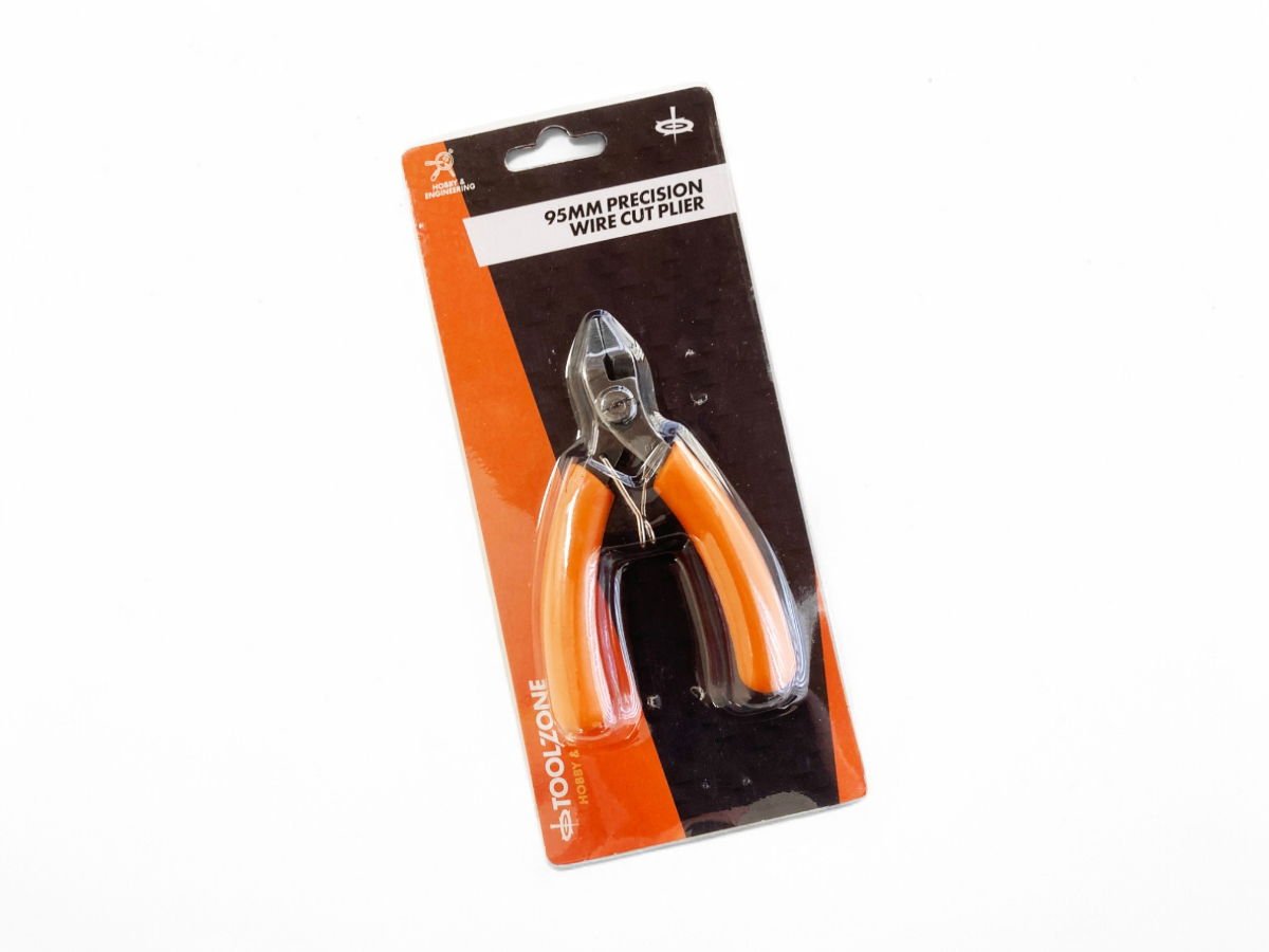 MINI WIRE CUT PLIERS STAINLESS STEEL 95mm PVC HANDLE - TOOLZONE KDPPL183