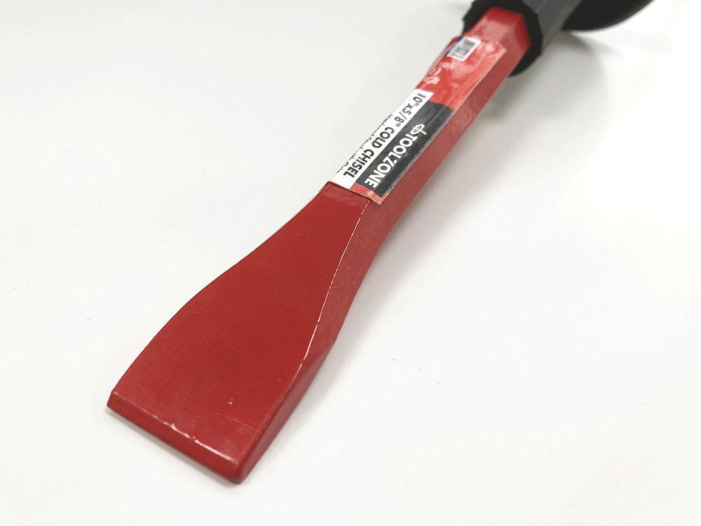 COLD CHISEL 10 x 5/8 WITH PLASTIC HAND GUARD - TOOLZONE KDPPN147