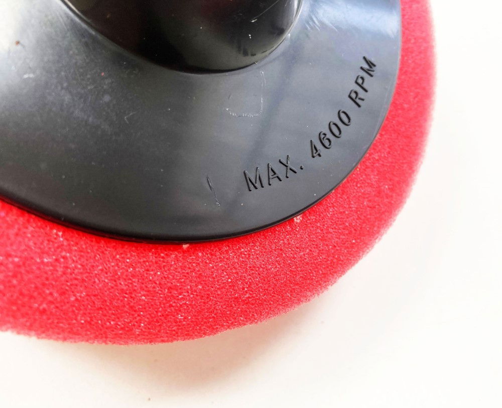 POLISHING SPONGE SOFT 150 x 50mm M14 THREAD - TOOLZONE KDPPW160