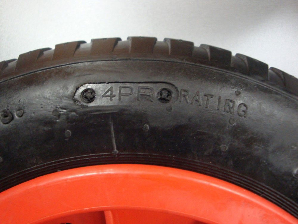 WHEELBARROW WHEEL 350x85mm 4PLY 25mm BORE 3.50-8 - TOOLZONE KDPRM026
