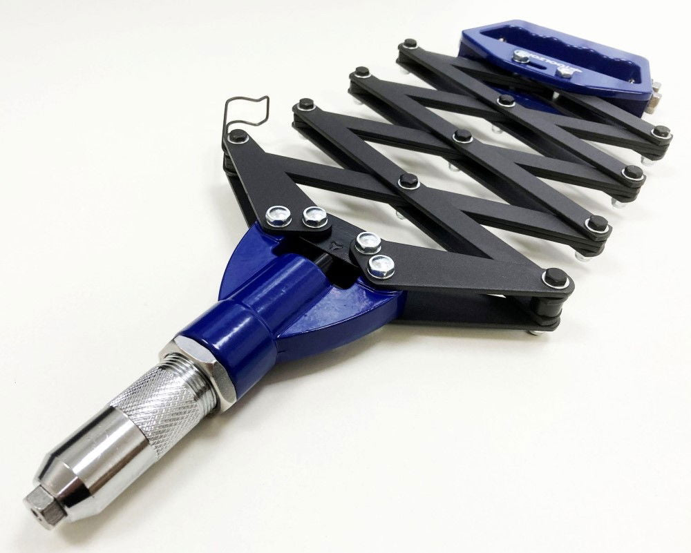 RIVETER LAZY TONG 3.2-6.4mm 3 NOZZLES - TOOLZONE KDPRV005