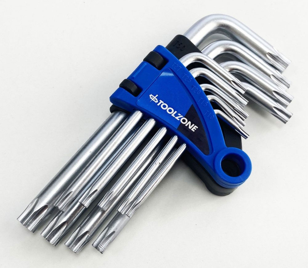 SHORT STAR KEY SET 9PC T10-T50 - TOOLZONE KDPSD073