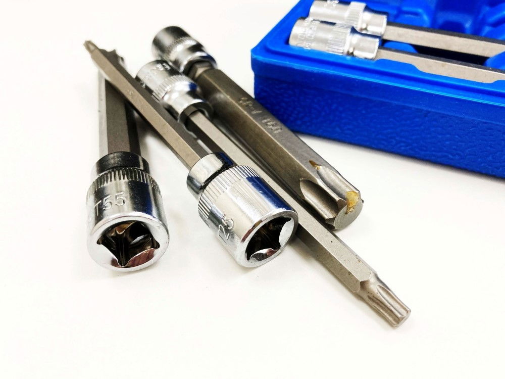 STAR BIT SET 7PC 3/8 DRIVE 110mm T25-T60 - TOOLZONE KDPSD081
