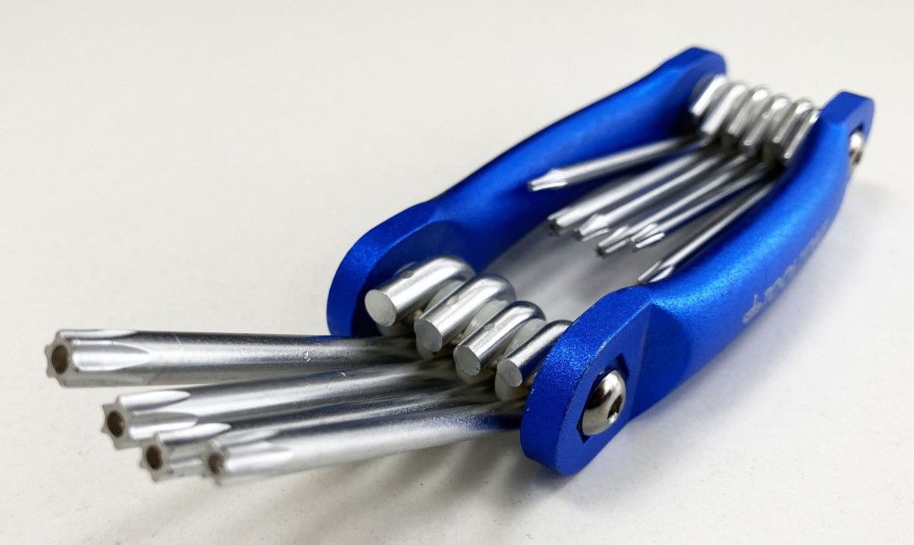 FOLDING STAR KEY SET T6-T30 ALUMINIUM FRAME - TOOLZONE KDPSD087