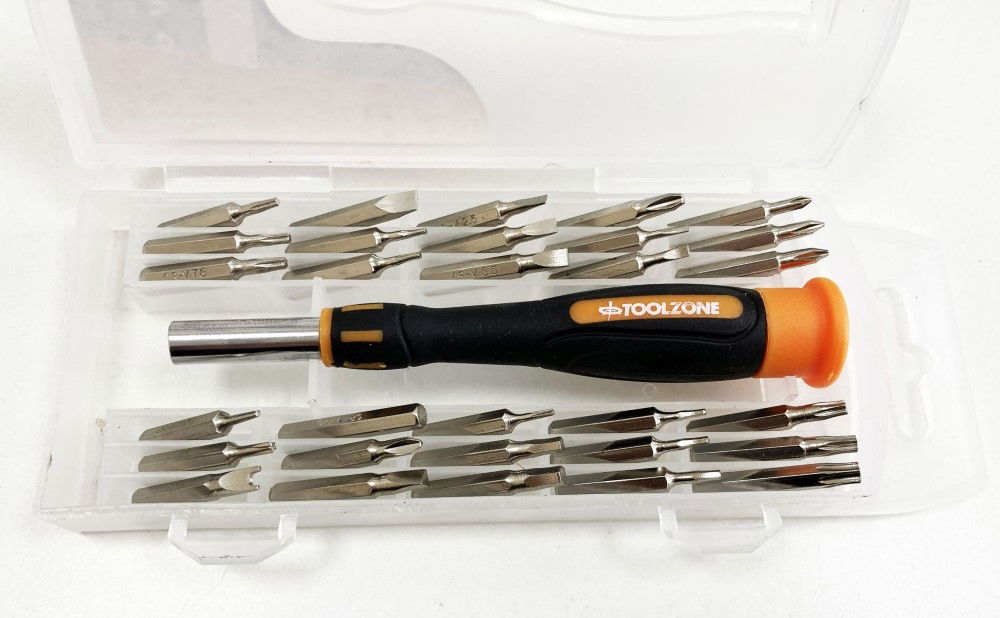 PRECISION SCREWDRIVER SET 31PC IN CASE 5/32 SHANK - TOOLZONE KDPSD106