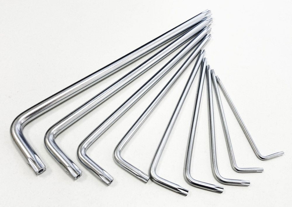 SECURITY STAR KEY SET 9PC WITH HANDLE T10-T50 - TOOLZONE KDPSD139